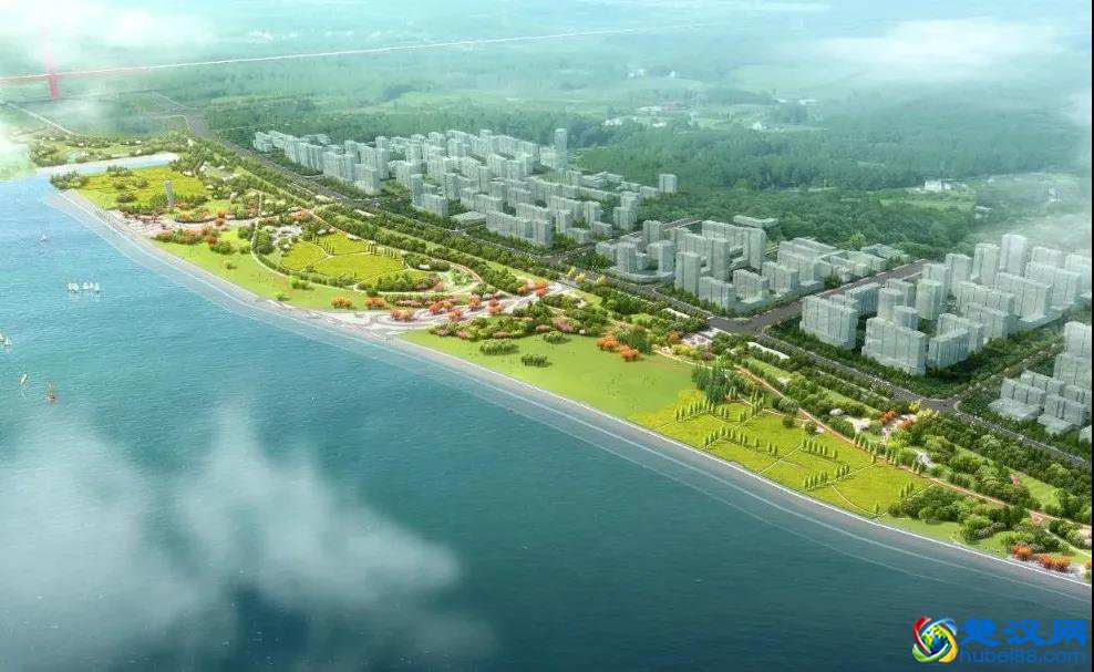 武汉洪山江滩(之前称为白沙洲江滩)预计2021年建成开园